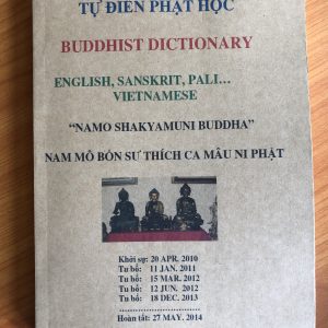 Từ điển Phật Học ( Anh - Việt )